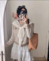 Stripes around Neck Pullover Sweater